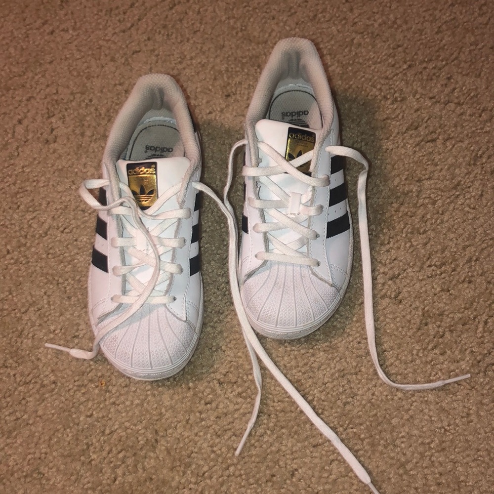 Adidas Superstar shell toe shoes